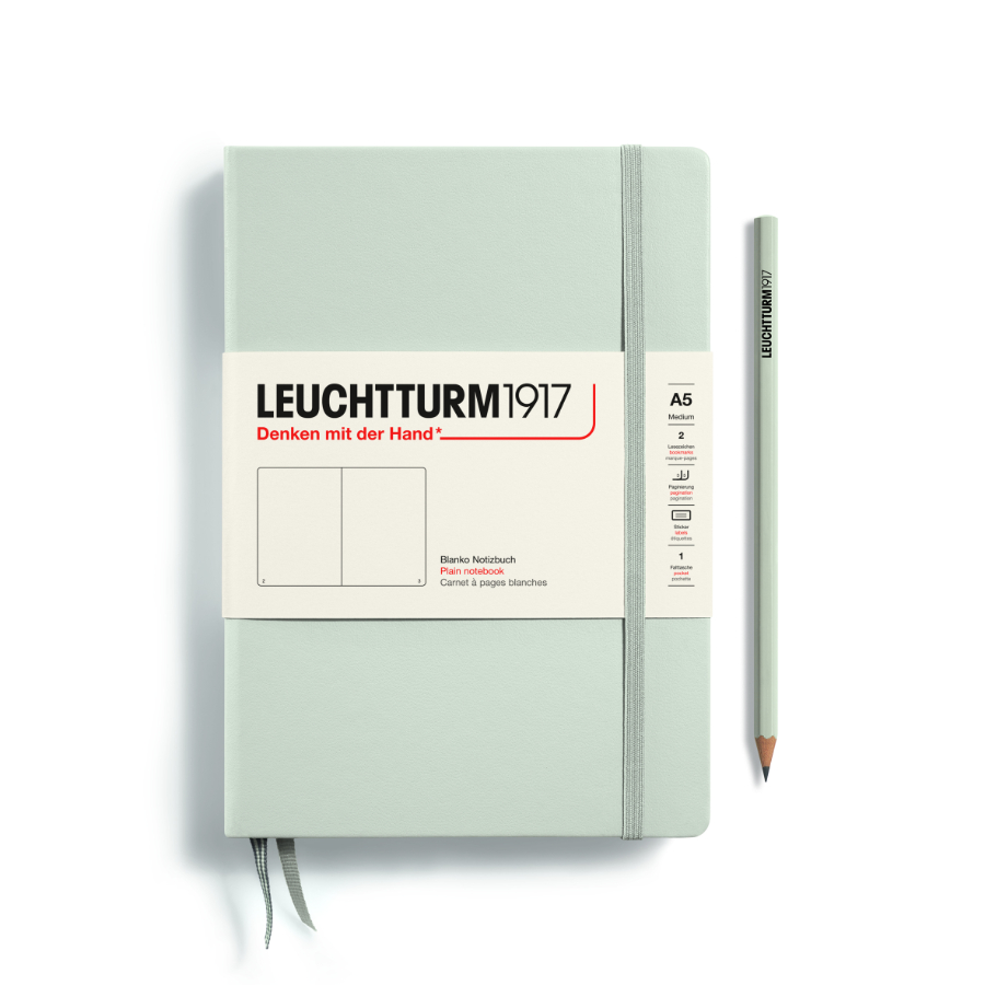 Leuchtturm Hardcover Medium (A5) - Light Grey Plain
