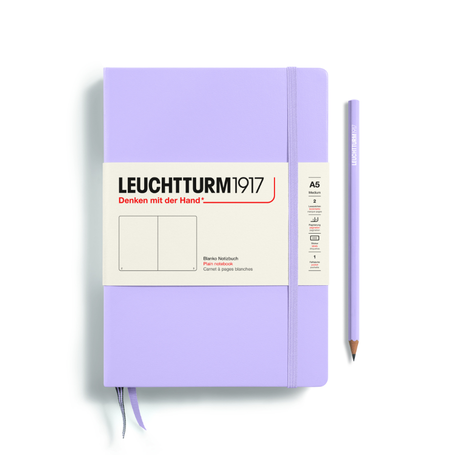 Leuchtturm Hardcover Medium (A5) - Lilac Plain