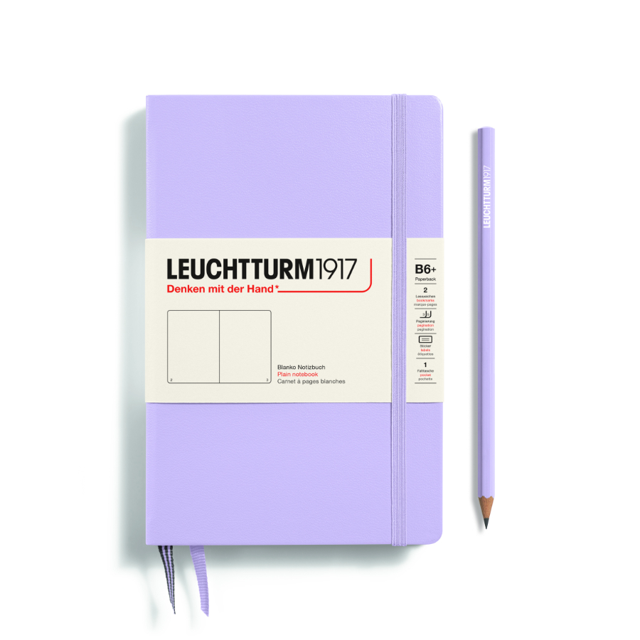 Leuchtturm Hardcover Paperback (B6+) - Lilac Plain