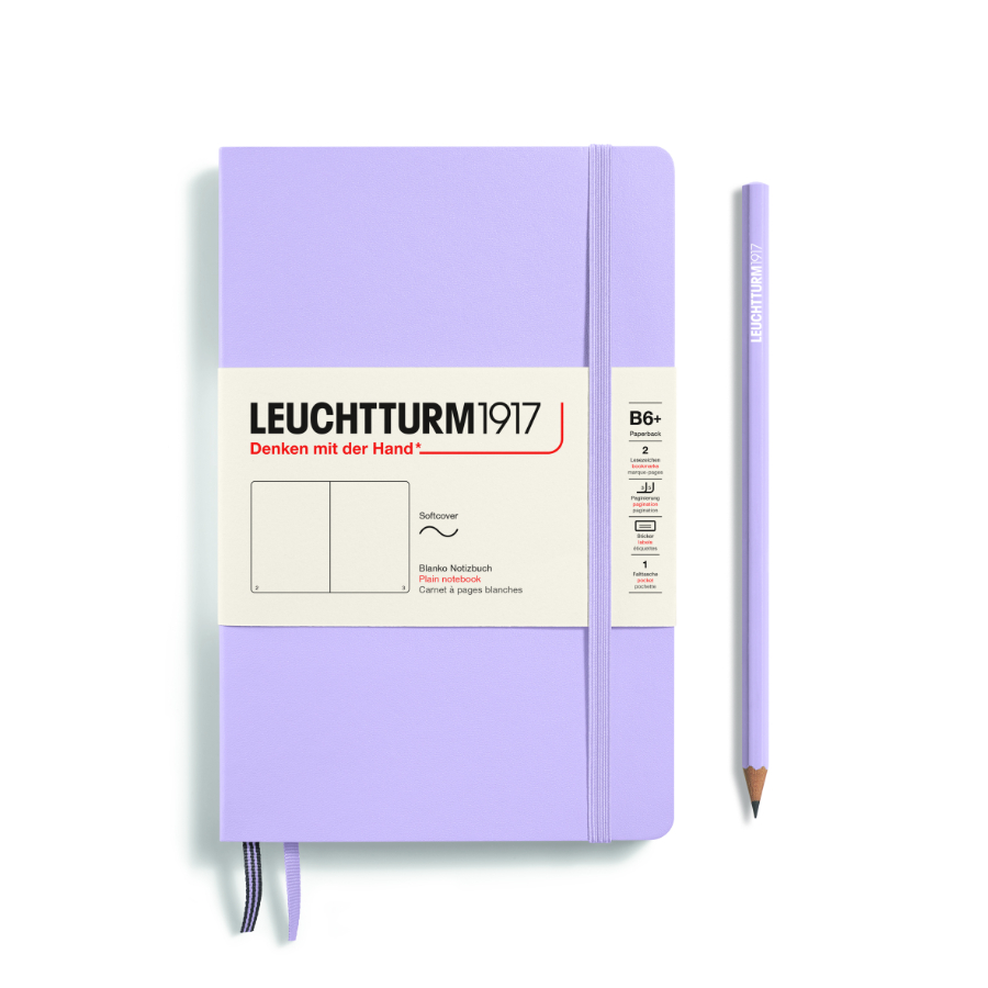 Leuchtturm Softcover Paperback (B6+) - Lilac Plain