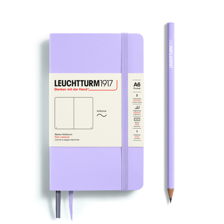Leuchtturm Softcover Pocket (A6) - Lilac Plain
